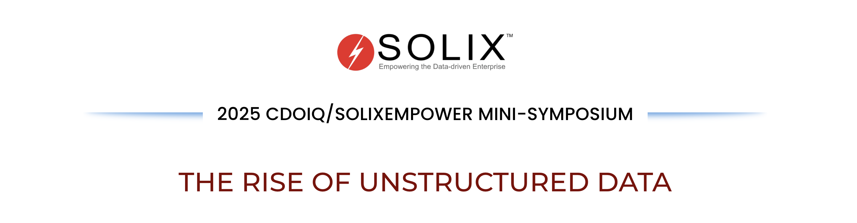 2025 CDOIQ/Solix Mini-Symposium